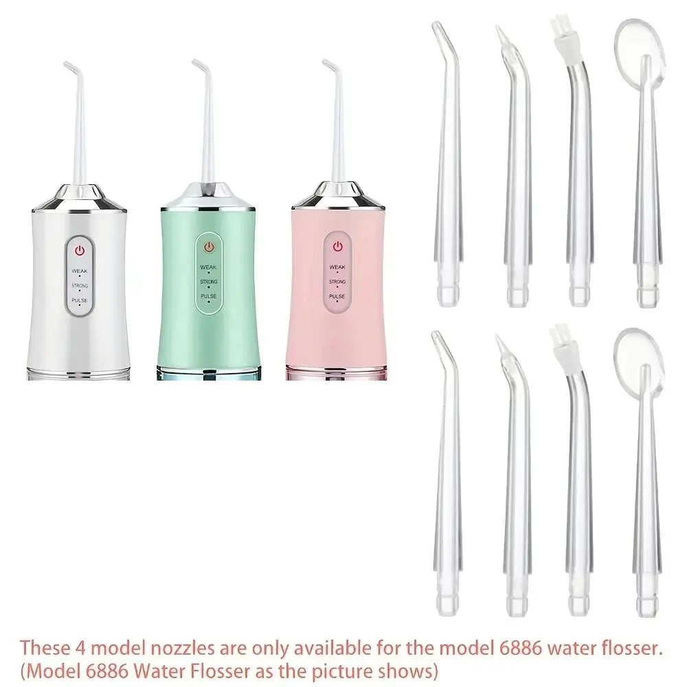 4/8/16Pack GentleCare Water Flosser Tips - Easy-to-Attach, Durable Plastic Nozzles for a Clean, Convenient Replacement Pack from PriceLows™