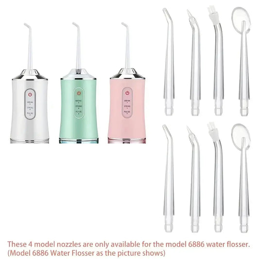 4/8/16Pack GentleCare Water Flosser Tips - Easy-to-Attach, Durable Plastic Nozzles for a Clean, Convenient Replacement Pack from PriceLows™