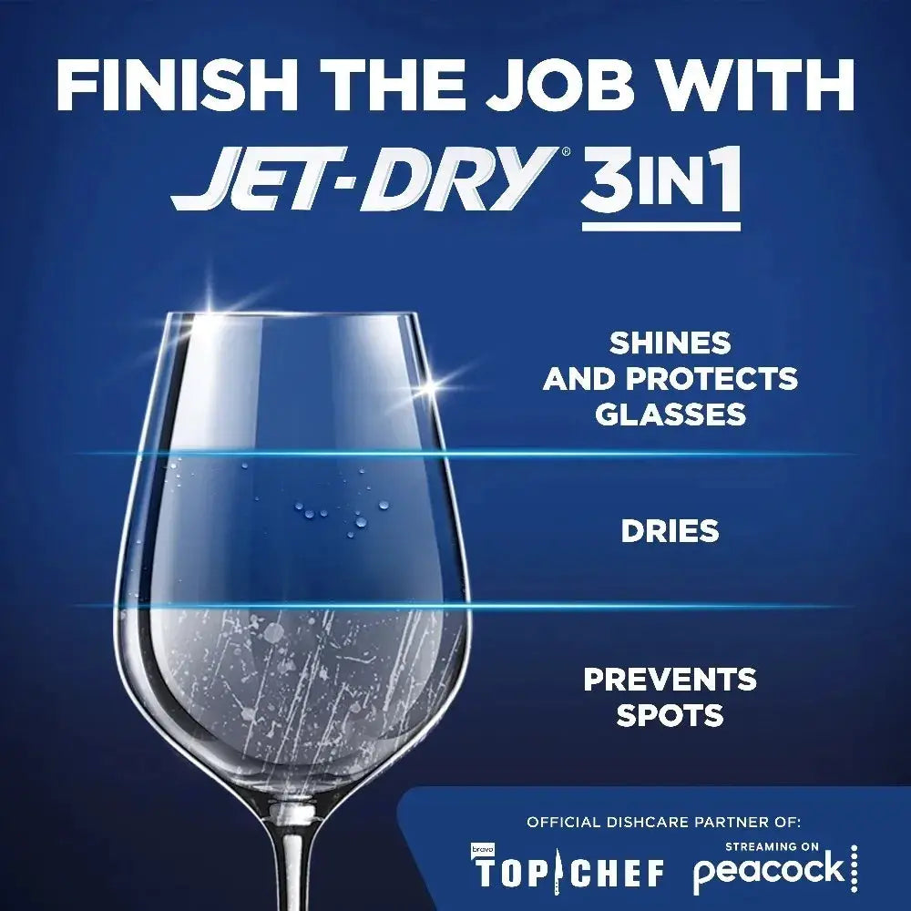 Dishwasher Rinse Aid | Spot Free Formula | Glass Protection | 8.45 Oz Bottle