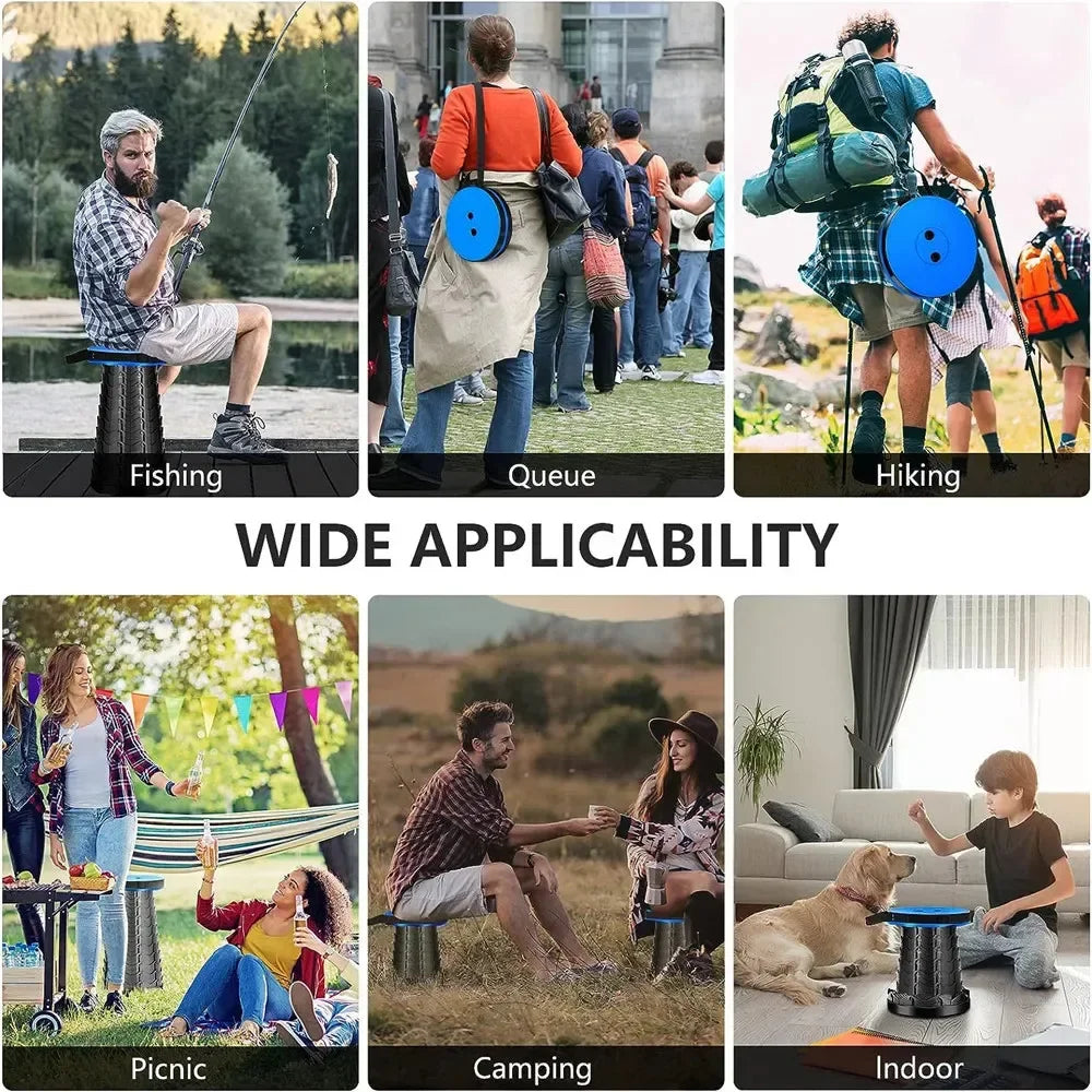 Camping Chair | Telescopic Folding | 24.5x45x6 cm | Nylon ABS