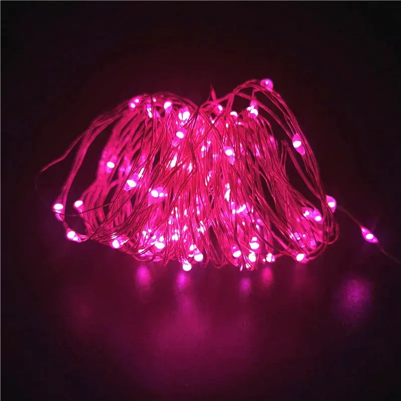 Fairy Lights Battery Operated Wedding Centerpiece Table Decorations Party Christmas Silver Wire String Lights Battery Powered from PriceLows™