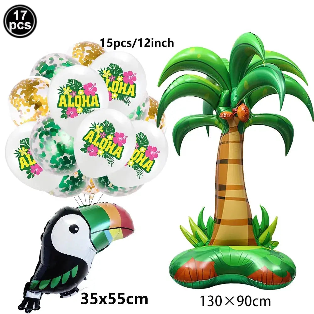 Surf Beach Party Tableware | Paper Plates Napkins Cups | Tattoos And Snack Tray