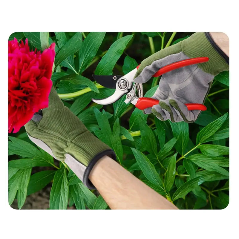 1 Pair Gardening Gloves Rose Pruning Thorn Proof Gloves With Long Forearm Protection Gauntlets For Digging Planting Garden Tools from PriceLows™