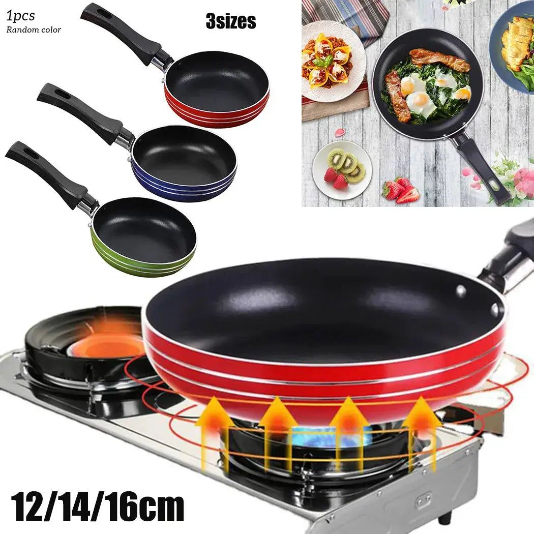 Frying Pan | Non-Stick | Stainless Steel | 12cm 14cm 16cm