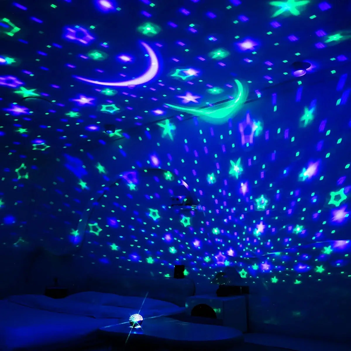 LED Night Light | Starry Sky Projector | USB 5V RGB Color | Kids Room