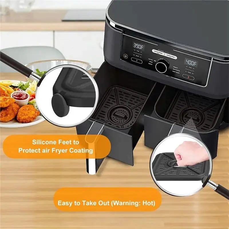 Grill Pan | For Ninja Foodi DZ401 DZ550 | Dishwasher Safe | 10Qt DualZone