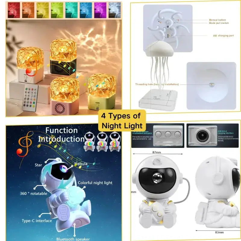 Star Projector | Bluetooth Speaker | Galaxy Projection | Starry Sky Lamp