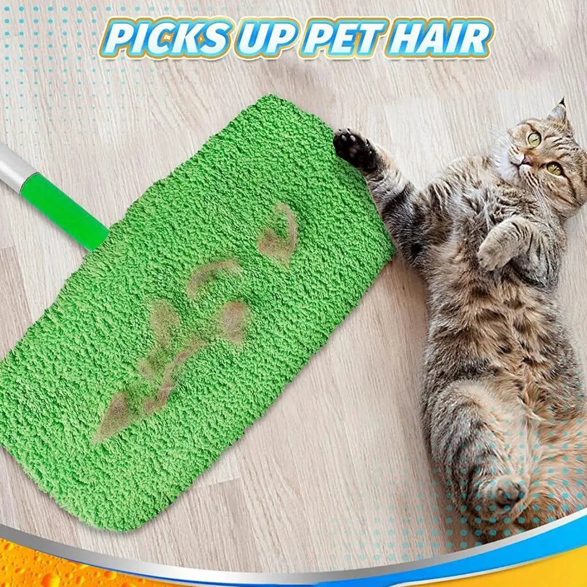 1PC Reusable Microfiber Mop Pads for Swiffer Sweeper, Wet & Dry Cleaning Cloths - Mop Head Washable Refills for Household Floors from PriceLows™