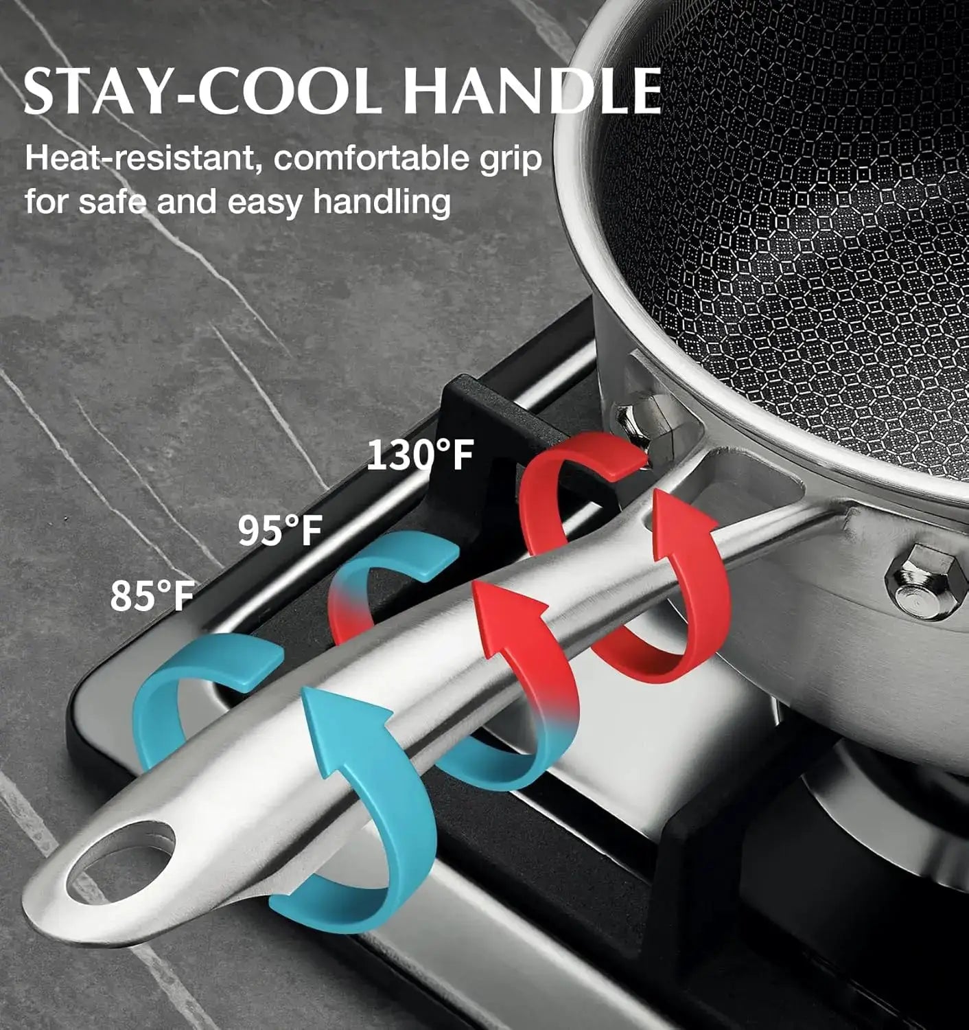 KOCH SYSTEME CS Hybrid Nonstick Stainless Steel Saucepan Set, 1QT & 2QT Triply Stainless Steel Saucepan Set, Induction Ready from PriceLows™