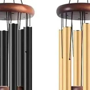 Classic 26 Inch Aluminum Pipe Wind Chimes With Wooden Hanging Tag Farmhouses Terraces Gardens Balcony Corridor Decoration from PriceLows™