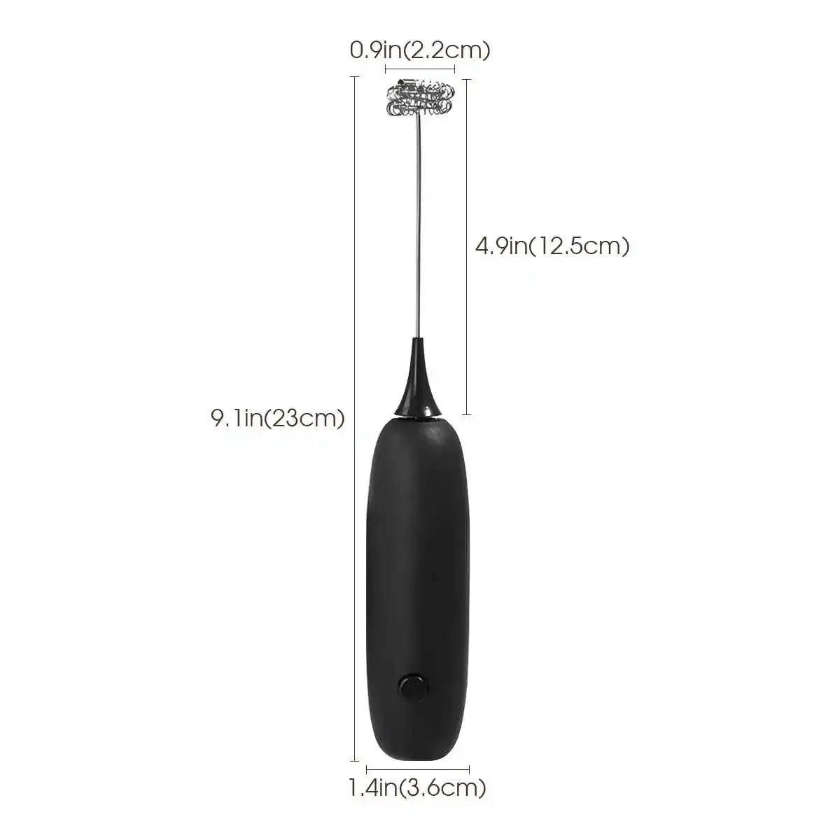 Handheld Milk Frother | Stainless Steel | Rechargeable | Single Pack