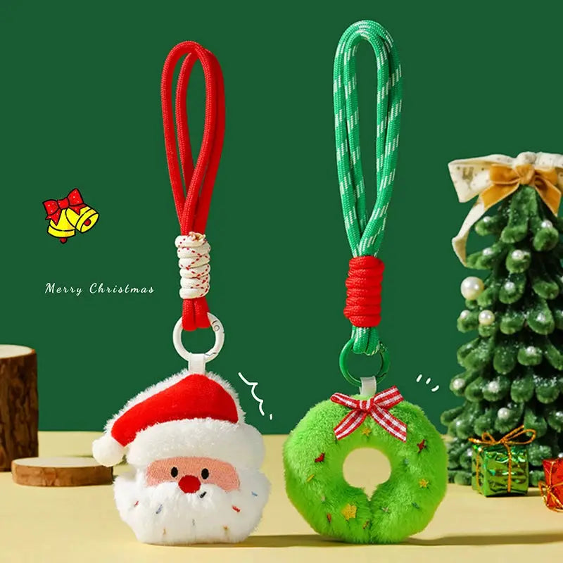 Hanging Plush Ornament | Santa Claus Snowman | Soft Touch Christmas Decoration