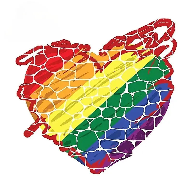 Pride Car Stickers Vinyl Decals Waterproof Scratch Resistant for Vehicles & Motorcycles - LGBTQ+ Friendly Vehicle Graphics from PriceLows™
