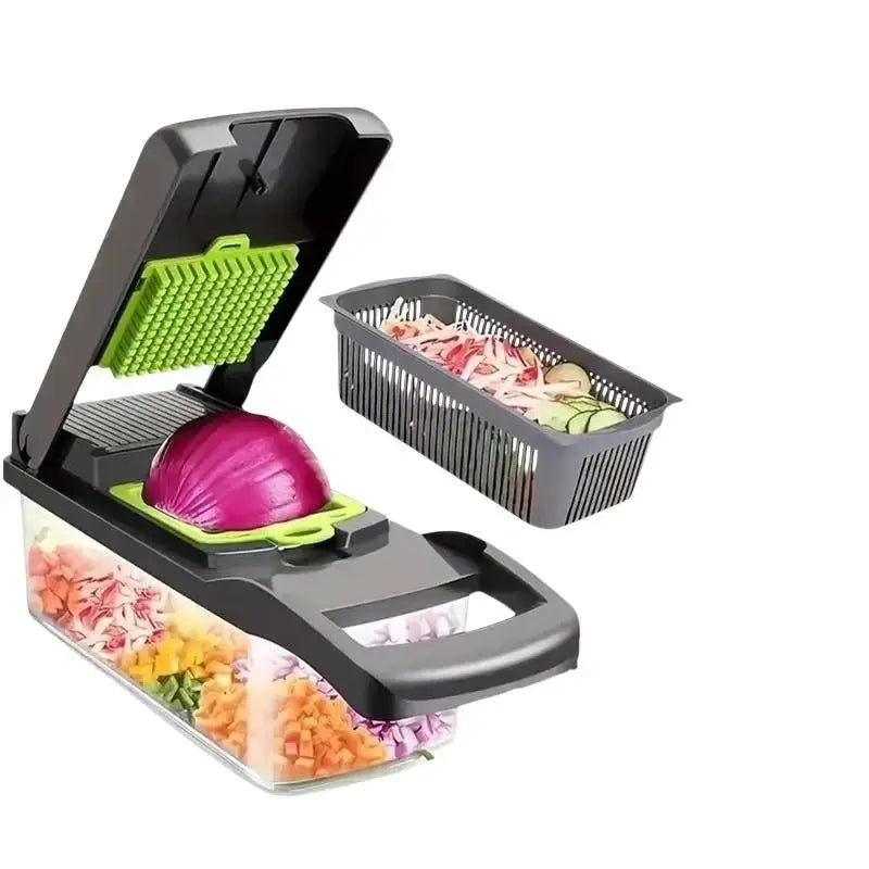 Vegetable Chopper | 16-in-1 | Stainless Steel Blades