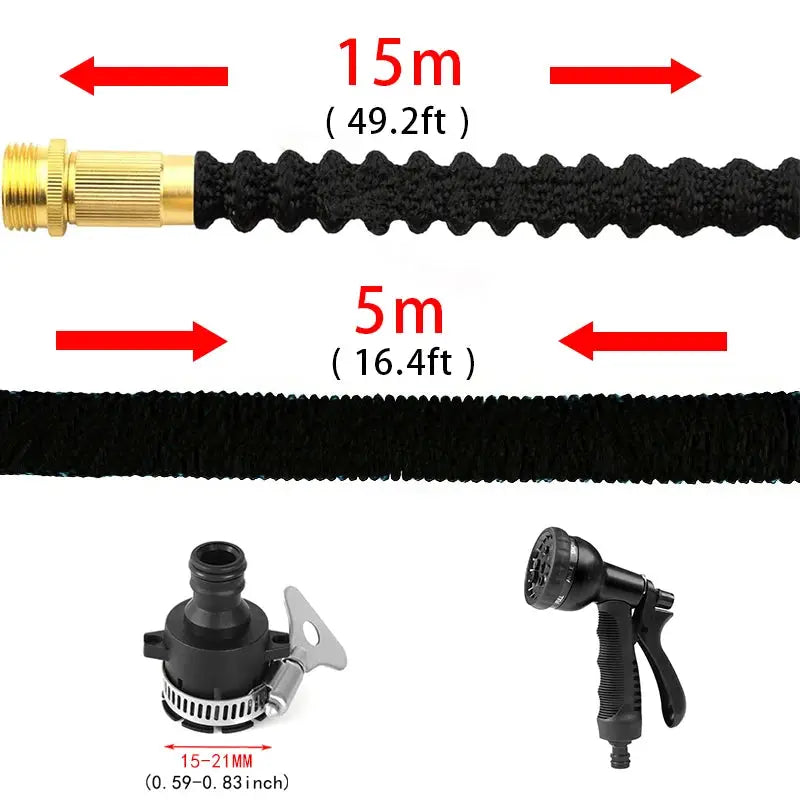 3 Times Expandable Garden Water Hose Watering Hose High Pressure Flexible Car Wash Watering Garden Irrigation Magic Hose Pipe from PriceLows™