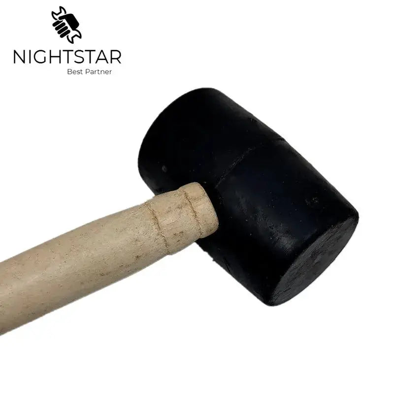 Krachtige 25cm Hammer Rubber Panel Beating Rubber Hammer Wood Hammer Jewelry Tool Handles Thor Hammer from PriceLows™
