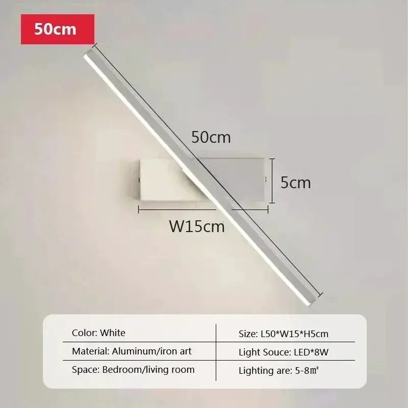 LED Wall Light | Rotatable | Aluminum Body | Black, White from PriceLows™