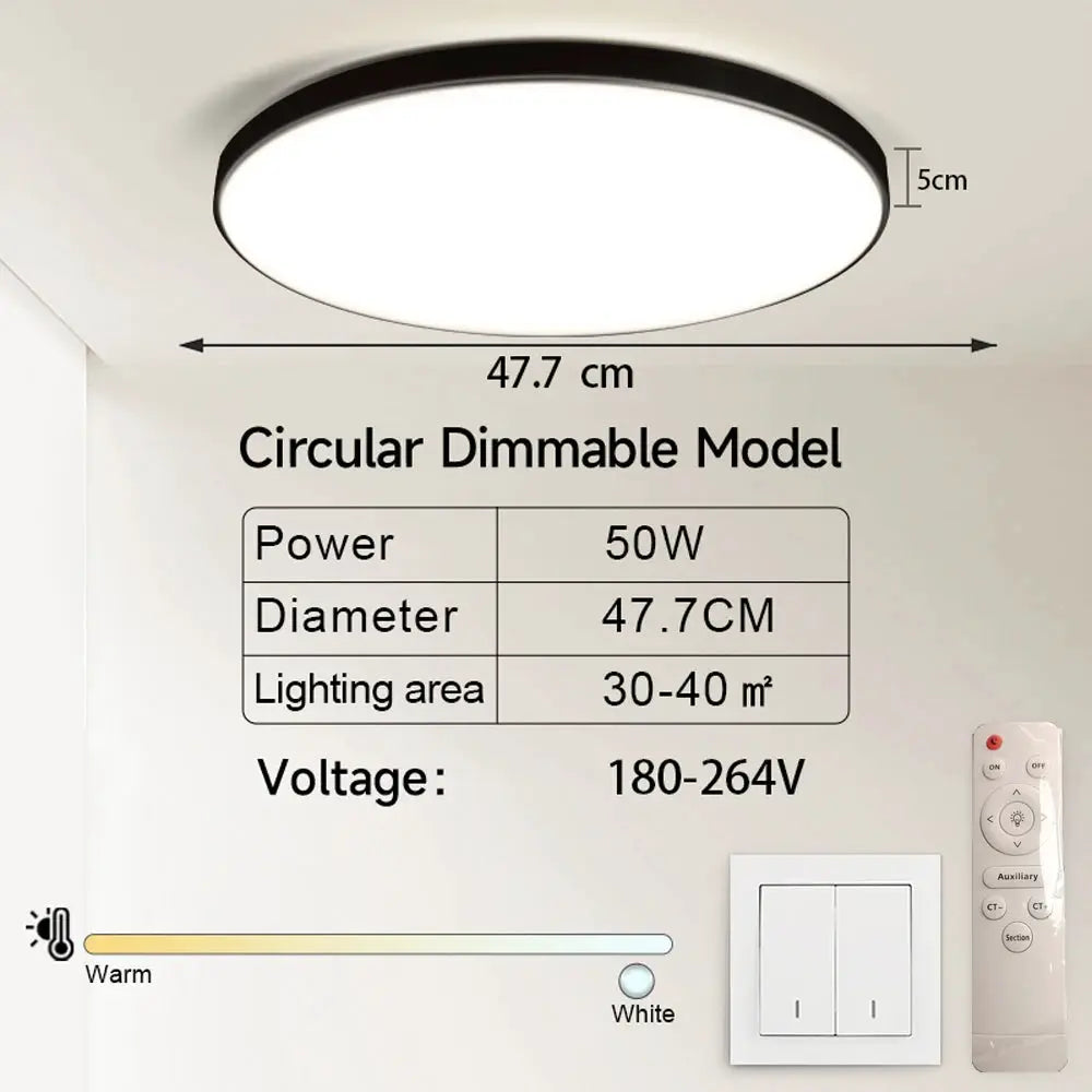 Led Ceiling Light Bathroom Lights Room Chandelier kitchen Panel Fixtures Luminair Hanging For Home Aisle Lighting Ceiling Lamp from PriceLows™