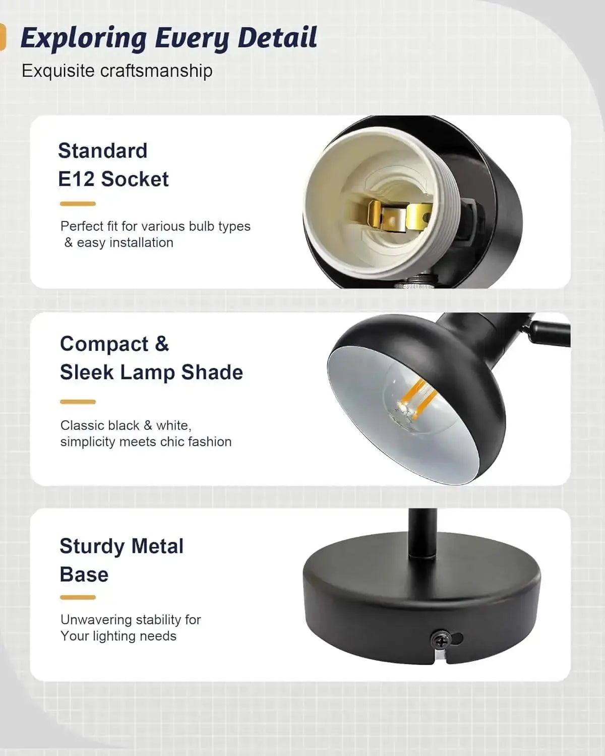 Retro Industrial 4 Way Ceiling Spot Light Adjustable Angle E12 Base Black Metal Finish Track Lights Fixture from PriceLows™
