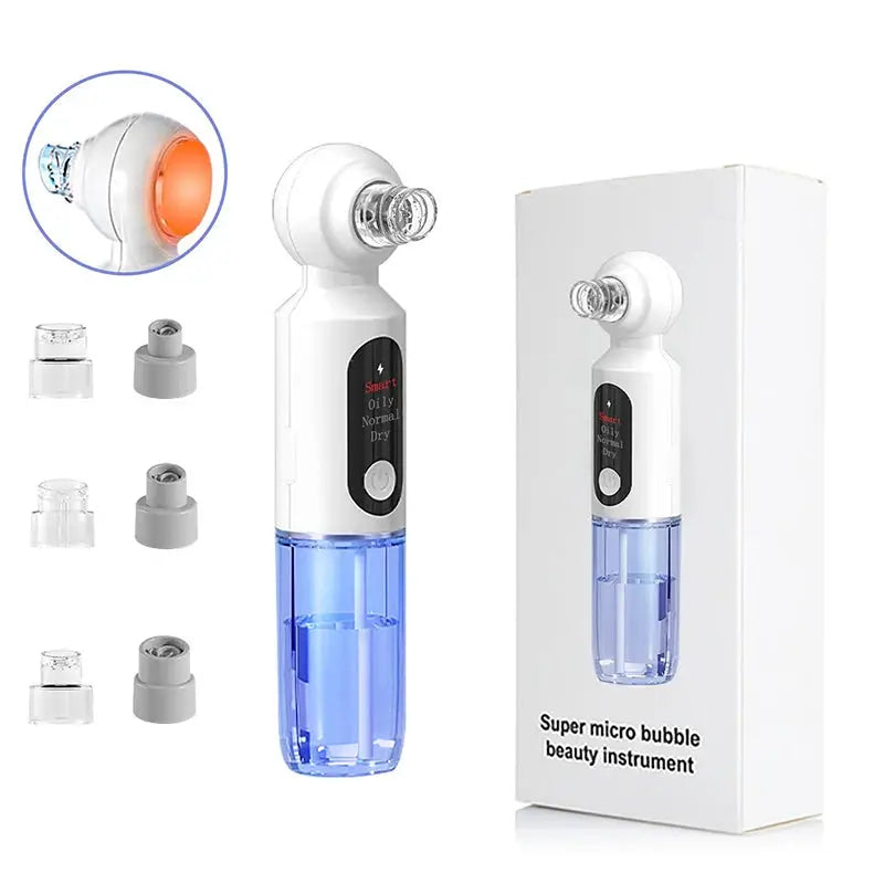 2025 New Blackhead Remover Pore Vacuum With Hot Compress Electric Facial Hydrating Cleaner Pimple Extractor Face Beauty Device from PriceLows™