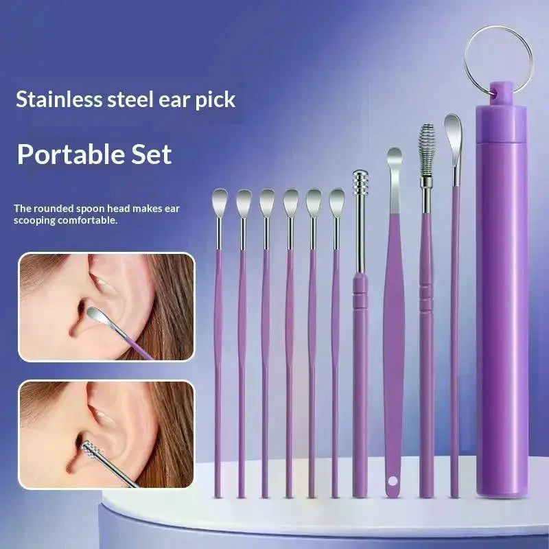 1 Set Earwax Removal Tools Ear Wax Cleaner Pick Digging Artifact Ear Pick Cleaning Ears Remover For Clean Your Kit Gadgets from PriceLows™