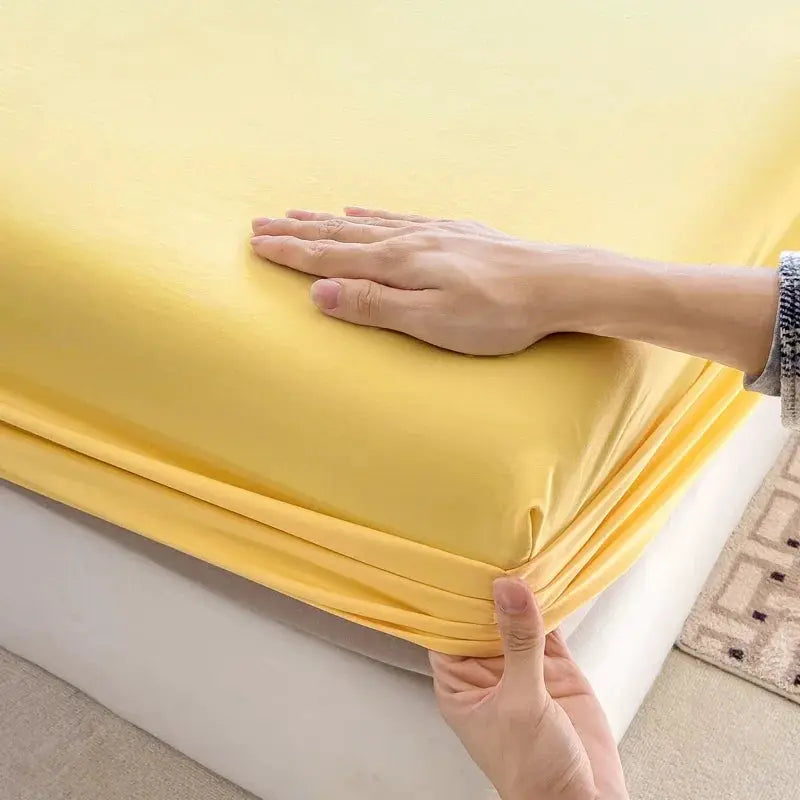 100% Cotton Fitted Bed Sheet With 360 Elastic Band Bedsheet Bedspread for Single Double King Queen Size Mattress Protector Cover from PriceLows™