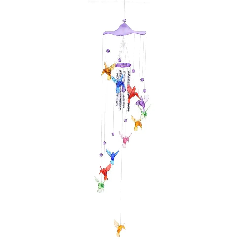Hummingbird Lucky Wind Chimes Handmade Wall Hanging Wind Chime Pendants Art Crafts Ornaments Birthday Gifts Yard Decoration from PriceLows™