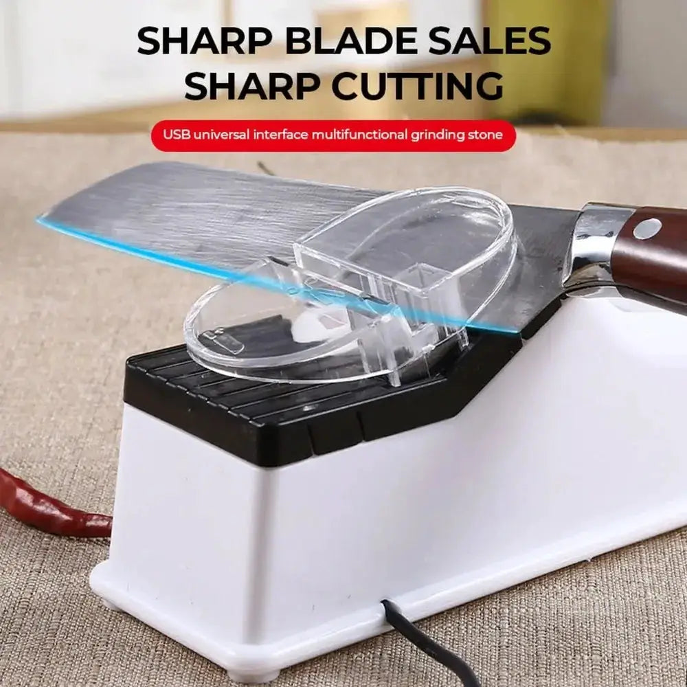 Electric Knife Sharpener | USB Powered | Scissors Sharpening | Kitchen Knives