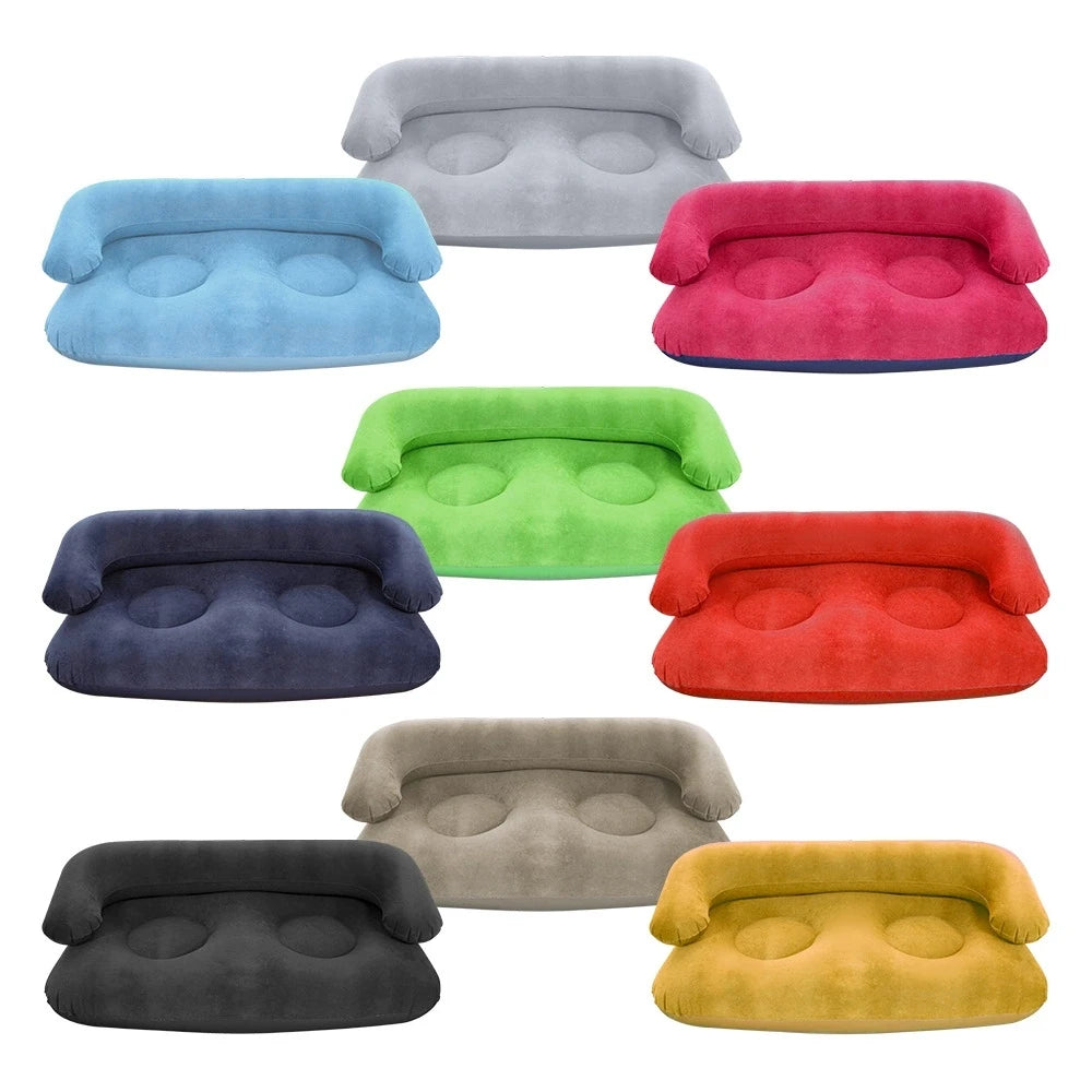 Inflatable Sofa Couch | 2 Person | Foldable With Armrests | Outdoor Camping