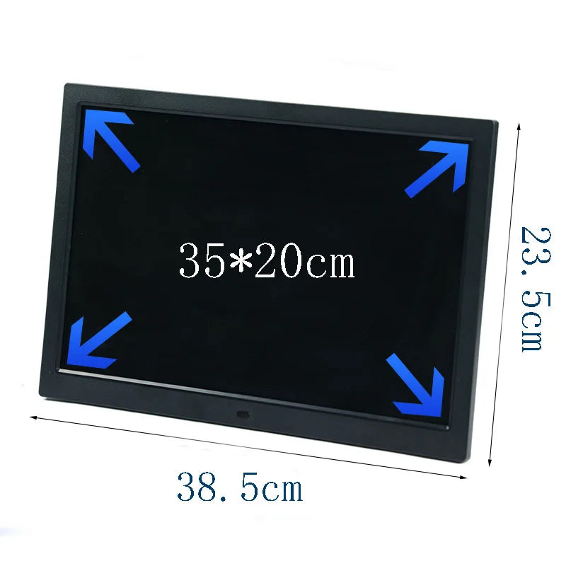 Digital Photo Frame | 15.6 Inch Display | 1366x768 Resolution | USB SD