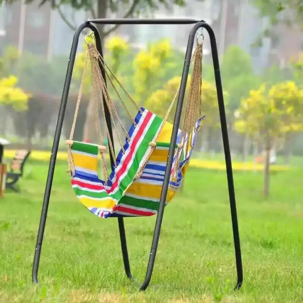 A-Frame Heavy-Duty Anti-Deformation Hammock Chair Stand | Metal Support Rack for Strong Load Bearing | Outdoor Swing Seat from PriceLows™