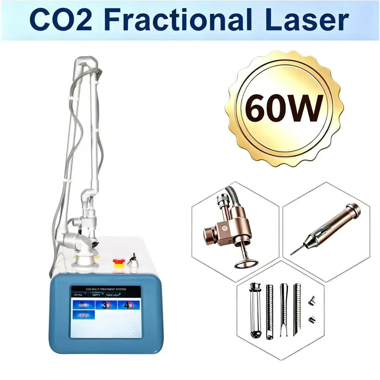 Co2 Fractional Laser | Skin Rejuvenation | Scar Removal | Salon Device