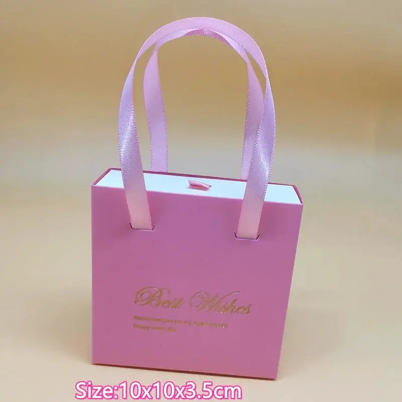 Paper Pull-Out Drawer Jewelry Box Handheld Jewelry Packaging Box Wearing Armor Ring Earring Necklace Storage Gift Box from PriceLows™