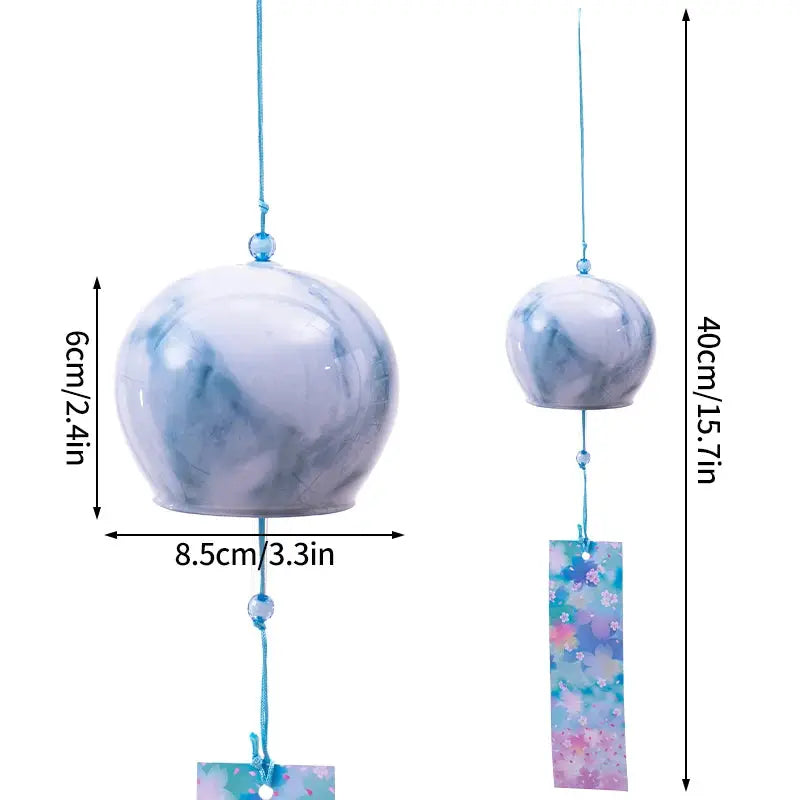 Stained Glass Wind Chimes Small Golden Fish Wind Chimes Can DIY Hand-painted Outdoor Hanging Ornaments Birthday Gift Crafts from PriceLows™