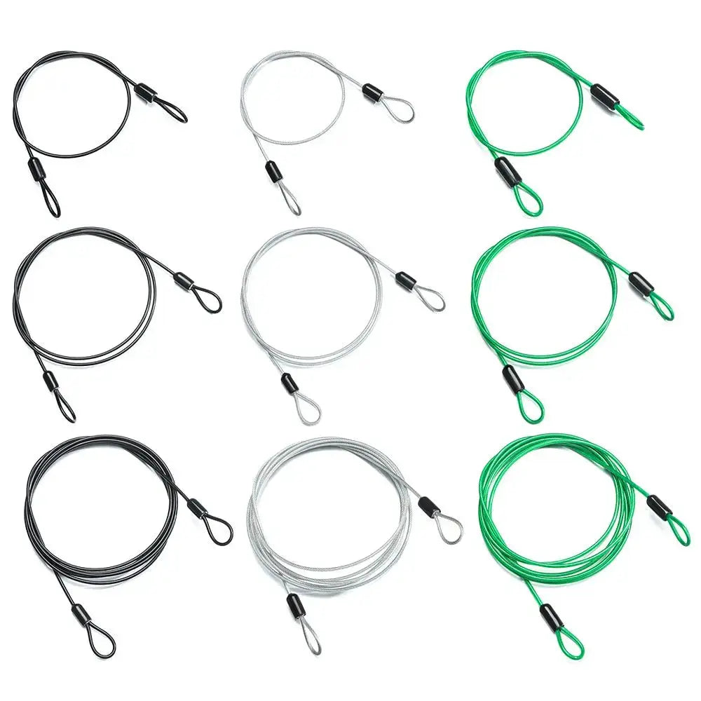 0.5/1/2Meters Security Safety Rope Anti-theft Ropes Cycling Strong Wire Bicycle Lock Wire Steel Cable Lock Road Bike Lock from PriceLows™