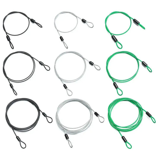 0.5/1/2Meters Security Safety Rope Anti-theft Ropes Cycling Strong Wire Bicycle Lock Wire Steel Cable Lock Road Bike Lock from PriceLows™