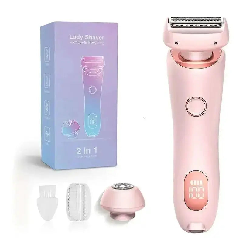 Vimyshow Electric Ladies Shaver | Waterproof 2 In 1 Trimmer | 60 Min Battery Life