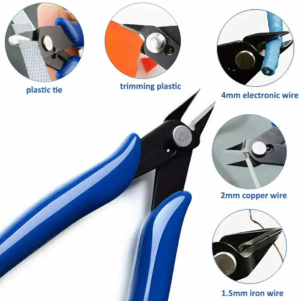 Electrical Wire Cable Cutters Cutting Side Snips Flush Pliers Nipper Anti-slip Rubber Mini Diagonal Pliers Hand Tools from PriceLows™