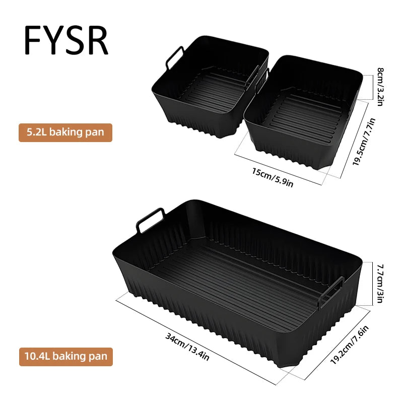 Silicone Air Fryer Liner | Ninja Compatible | Reusable Non Stick | One Size