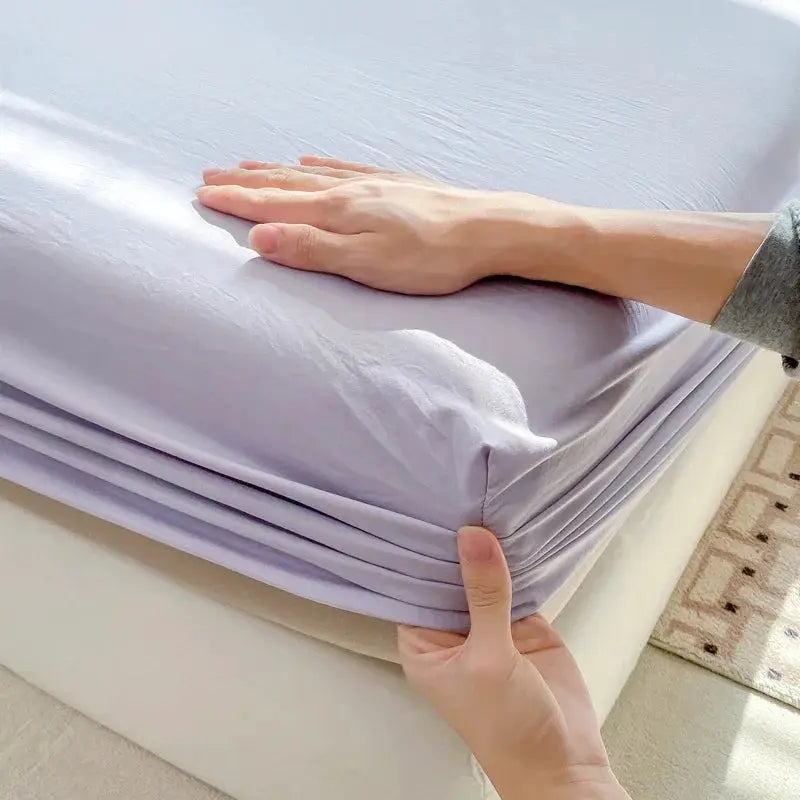 100% Cotton Fitted Bed Sheet With 360 Elastic Band Bedsheet Bedspread for Single Double King Queen Size Mattress Protector Cover from PriceLows™