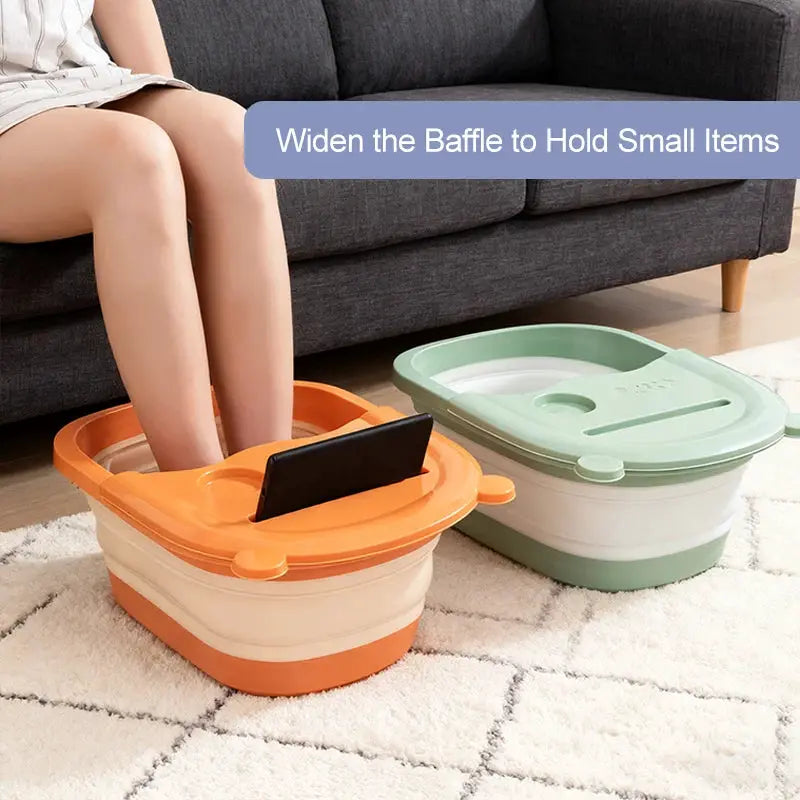Telescopic Bath Bucket | 39x30 Inch Foldable | For Bathtub And Feet