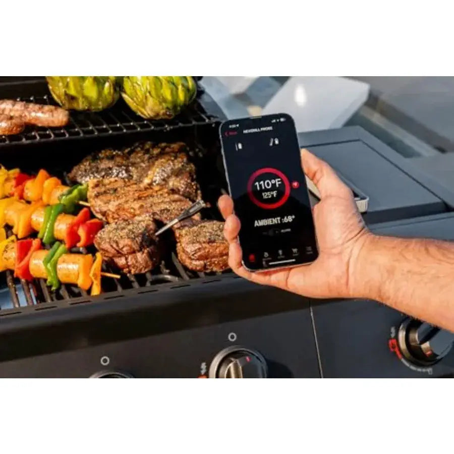 Digital Wireless Meat Thermometer Smart Meat Probe for Grilling Smoker Oven BBQ Dual Temp Sensor Cooking Thermometer with Charg from PriceLows™