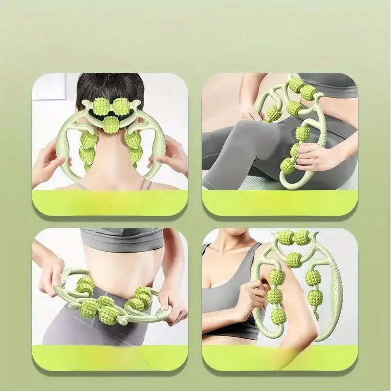 Cellulite & Lymphatic Massage Roller | Durable Plastic | Dual-Action Design