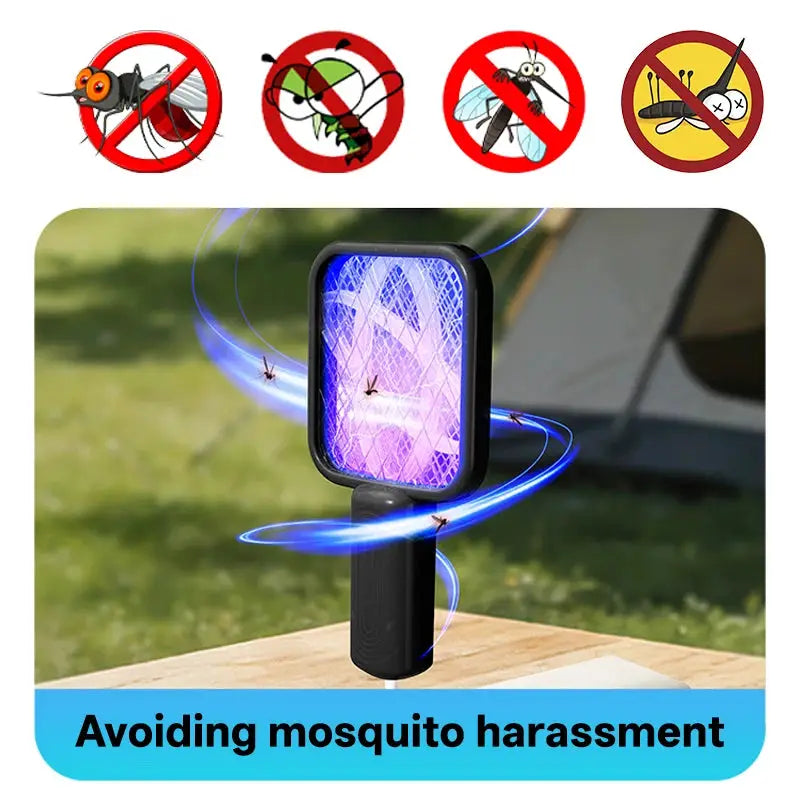 BOLTIFY USB Mosquito Swatter Trap Pest Control Electric Shock Mini Mosquito Killer Lamp Portable UV Light Fly Bug Zapper Summer from PriceLows™