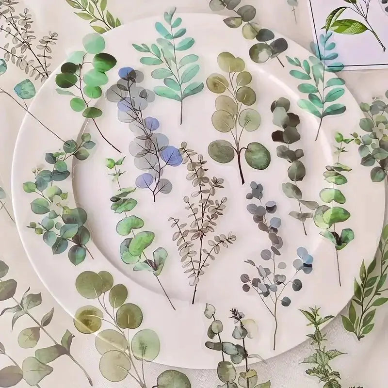 40 Pcs/pack Kawaii Creative flower plant Stickers hand tent DIY Stick Labels Scrapbooking Material Junk Journal Supplies from PriceLows™