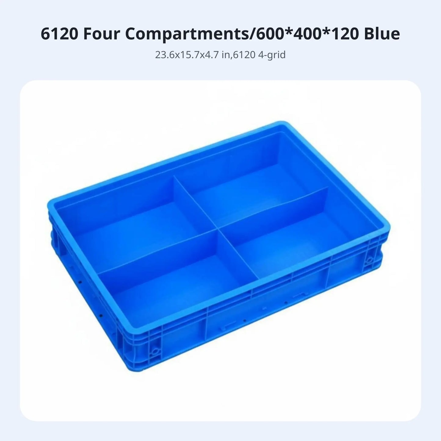 Multi-Compartment Box Compartmented Design Stackable Component Container Space-Saving sturdyDuty for Technicians, Workshop from PriceLows™