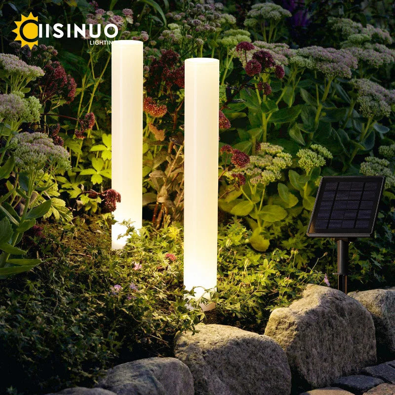 Solar-Powered Outdoor Garden Lights for Garden Villa Pathway Waterproof Landscape Lighting Ground Spike Auto On/Off Dusk to Dawn from PriceLows™