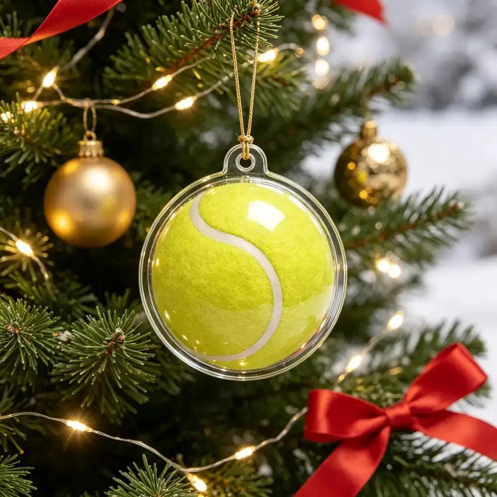 Tennis Advent Calendar | 24 Day Countdown | Clear Acrylic Ornaments