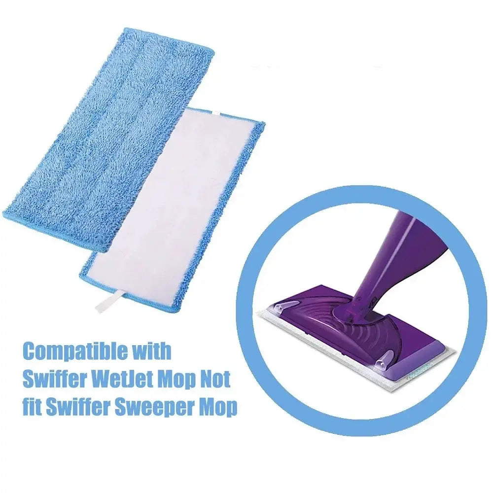 1/3/5 PCS Microfiber Replacement Mop Pads SUit For Swiffer WetJet Washable Dry/Wet Pads Floor Cleaning Accessories from PriceLows™