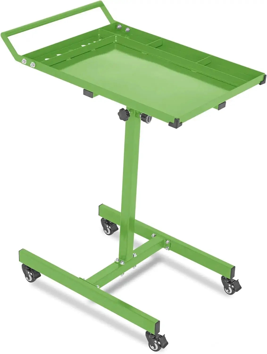 Mobile Work Table with Adjustable Height – 300Lbs Capacity Mechanic Rolling Tool Cart with Brakes for Garage Car Repair Shop from PriceLows™